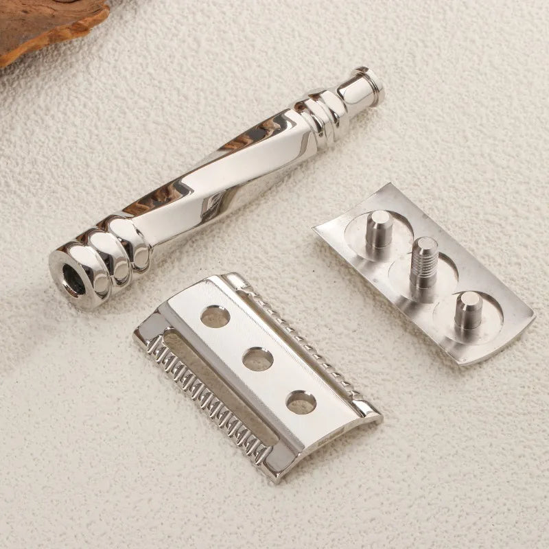 Yaqi Cerberus Stainless Steel Safety Razor | 0.65mm Blade Gap Safety Razor Zpaxo
