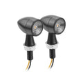 Lighting Amber Aluminium Motorcycle Running Indicator Lamp Blinker Zpaxo black