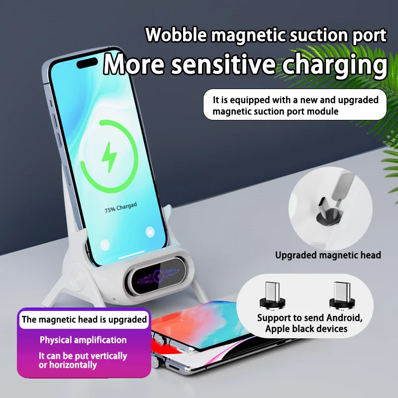 Mobile Wireless Charger Supports All Brands Chair Stands Desktop