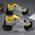 Grey Black Yellow Chunky Dad Sneakers Retro Patchwork Casual Shoes Zpaxo A001 Grey 48 China Mainland