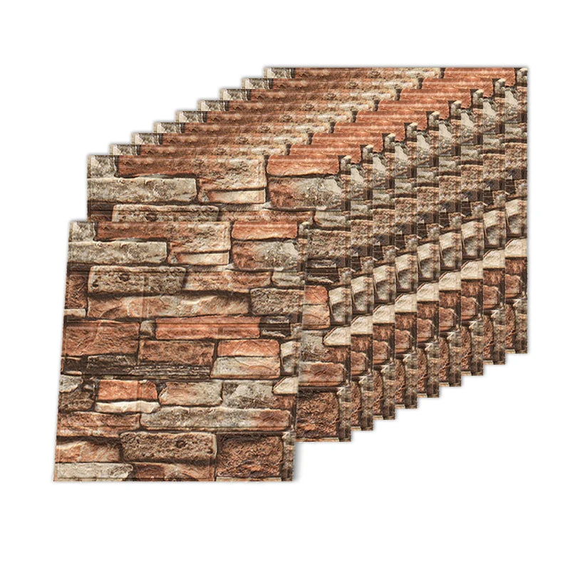 3D Wall Stickers Self-adhesive Wallpaper Anti-collision Soft Bags