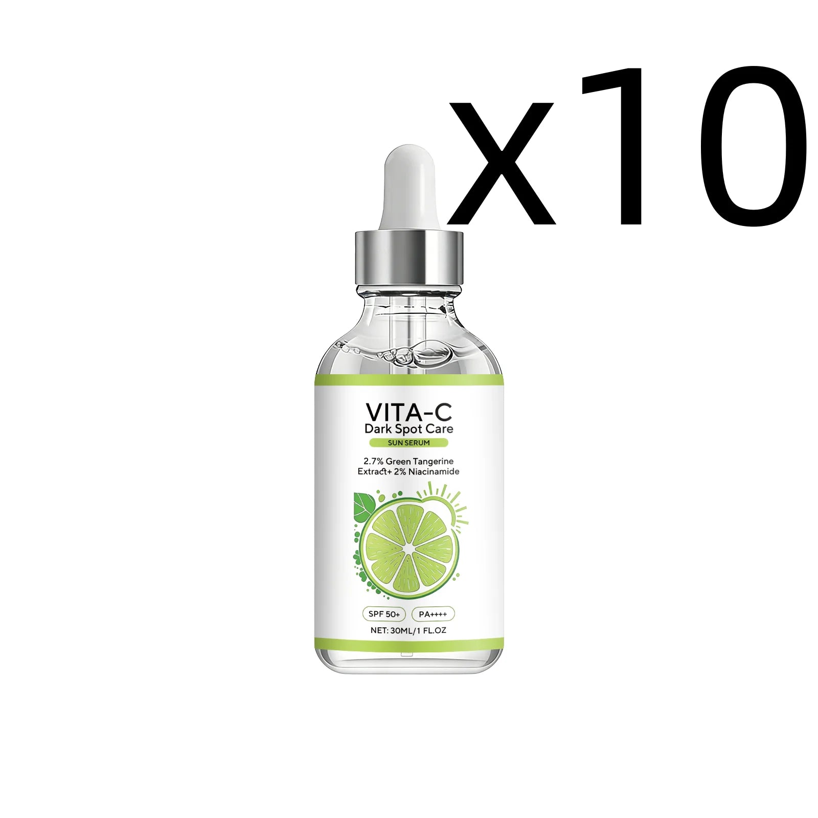 Vitamin C Sunscreen Essence – Brighten & Fade Spots | 30ml Brightening Sunscreen Serum Zpaxo 30ml X 10PCS