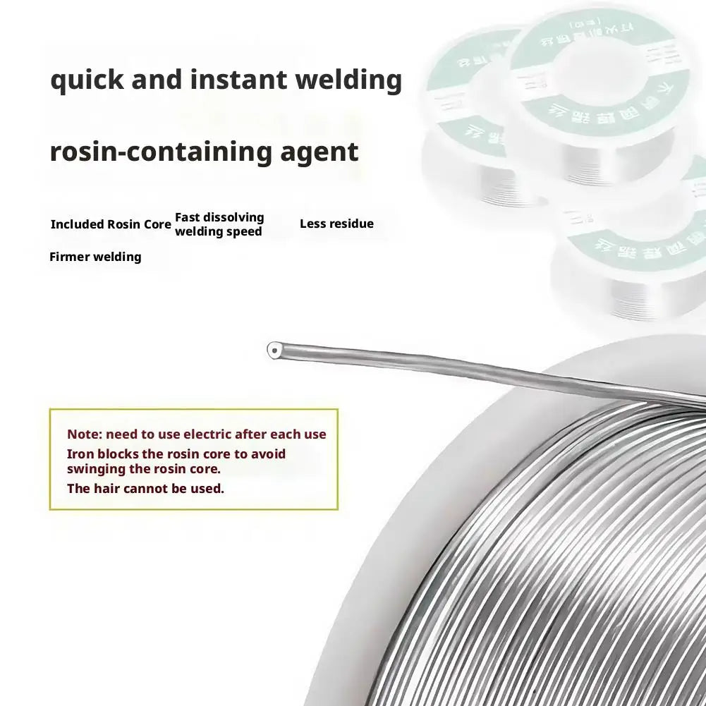 No-Clean Rosin Core Solder Wire 2% Flux – 20g 50g 100g Roll Solder Wire Zpaxo