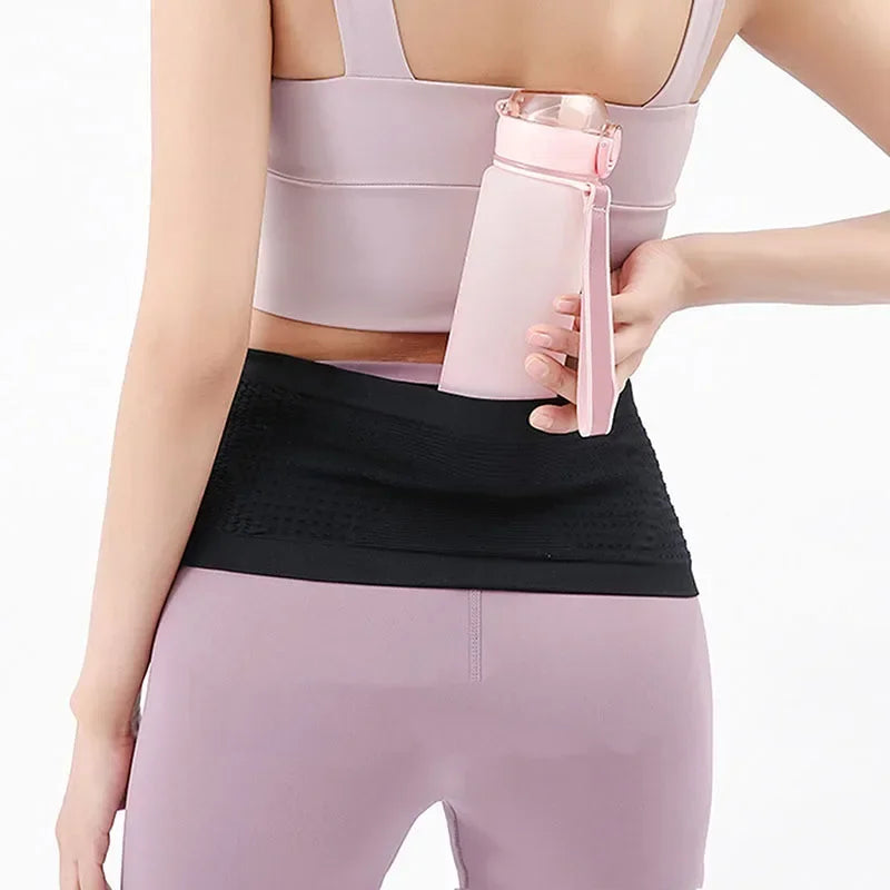Seamless Invisible Running Waist Belt Bag Gym Bags Lightweight Invisible Mobile Phone Bags Portable Elastic Run Cycling Bag Zpaxo