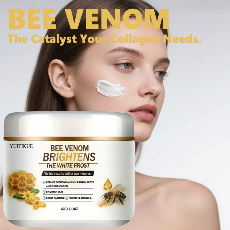 YUITIKUE Bee Venom Brightening Cream – Dark Spots & Even Skin Tone Brightening Face Cream Zpaxo