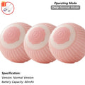 Cat Interactive Ball Training Self-moving Kitten Electric Cat Ball Toys Electronic Automatic Rolling Magic Ball Toys for Cat Zpaxo 3PCS-Pink
