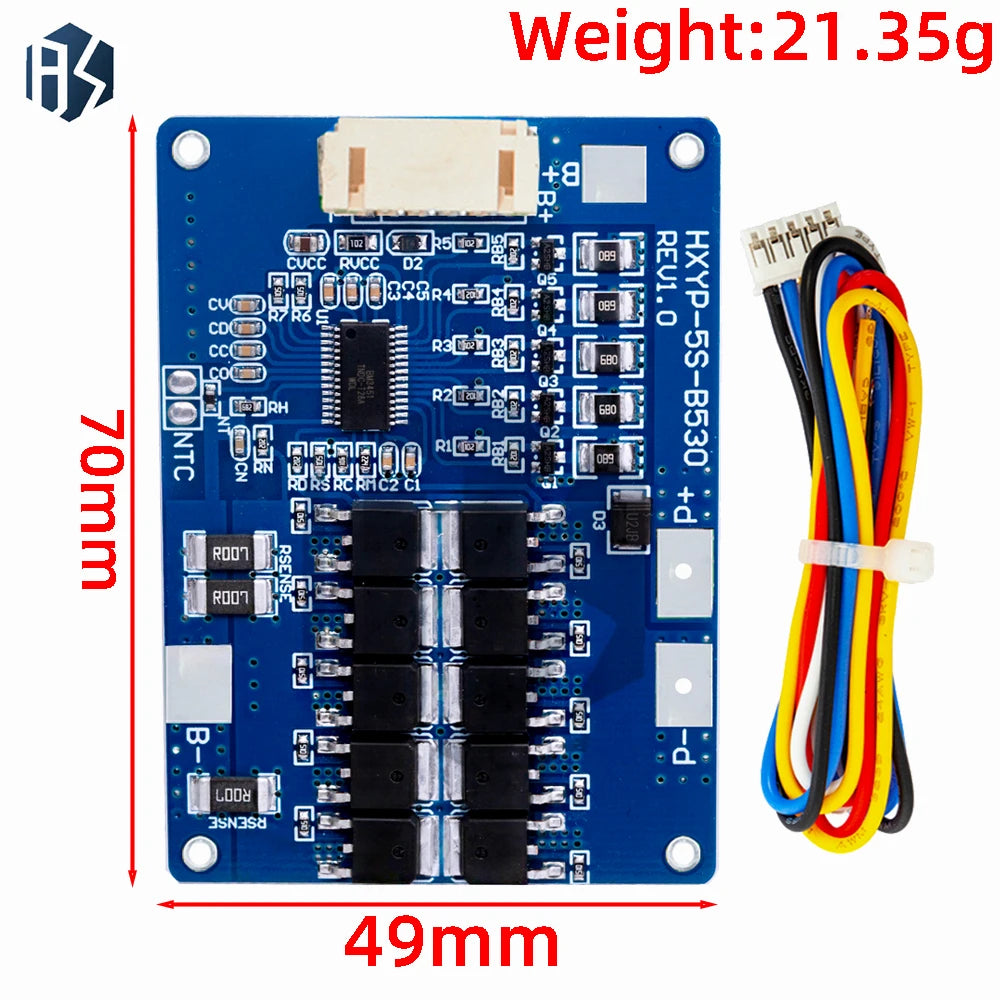 5S BMS 30A 45A Lithium Battery Protection Board 18V-21V for Li-ion 3.2V LiFePO4 Batteries with Balance with ntc Zpaxo