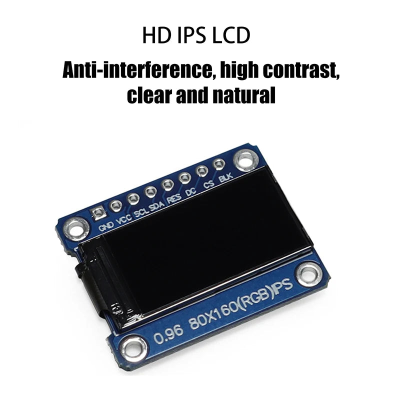 IPS Display OLED Module 80 160 65K Colorful RGB TFT LCD Board ST7735