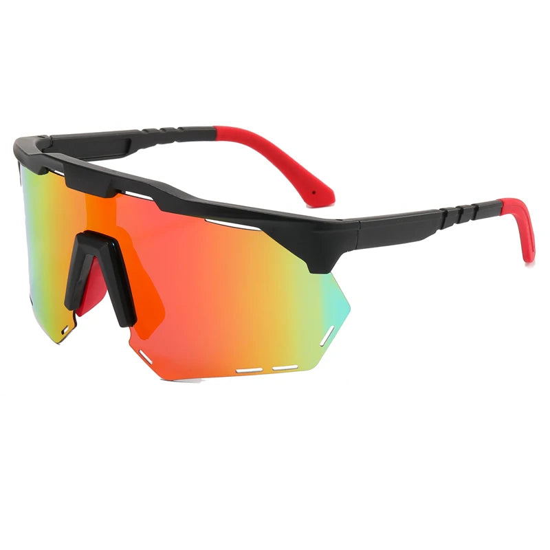 Photochromic Polarized Cycling Sunglasses UV400 Women Sports Running Eyewear Men Road Bike Mountain Bicycle Glasses Bike Goggles Zpaxo Black red