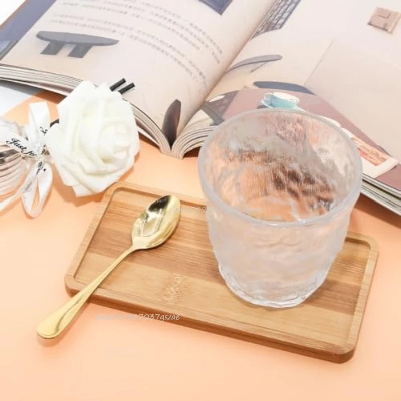 Flower Pot Trays Dish for Plant Vase Bamboo Tray Wooden Bottle Tray Bathroom Shampoo Shower Gel Organizer Jewelry Storage Tray Zpaxo