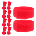 Paw Doggie Sock Holders Canine Bootie Footwear Fasteners Red Anti