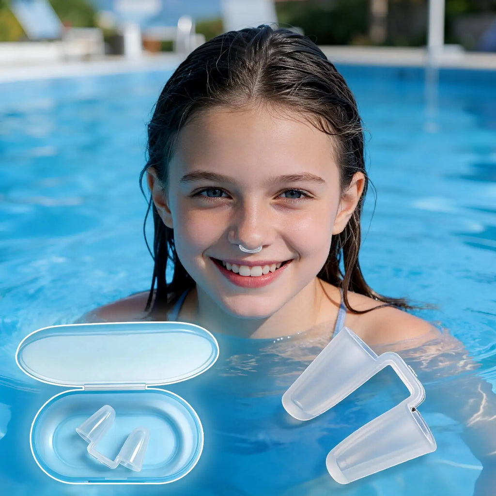 Silicone Nose Clips Swimming Anti Choke Water Plug Snorkel Diving