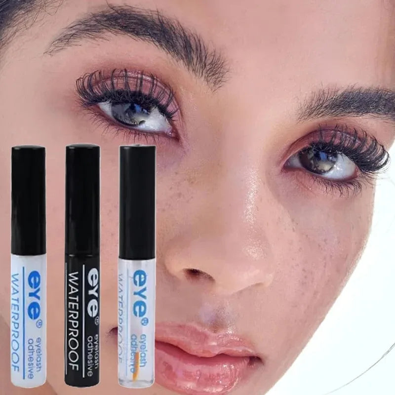 False Eyelash Glue Waterproof Transparent White Black Quick Dry