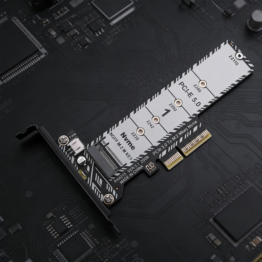 M 2 NVME SSD PCIe X4 Adapter Expansion Card Full Height Low Profile