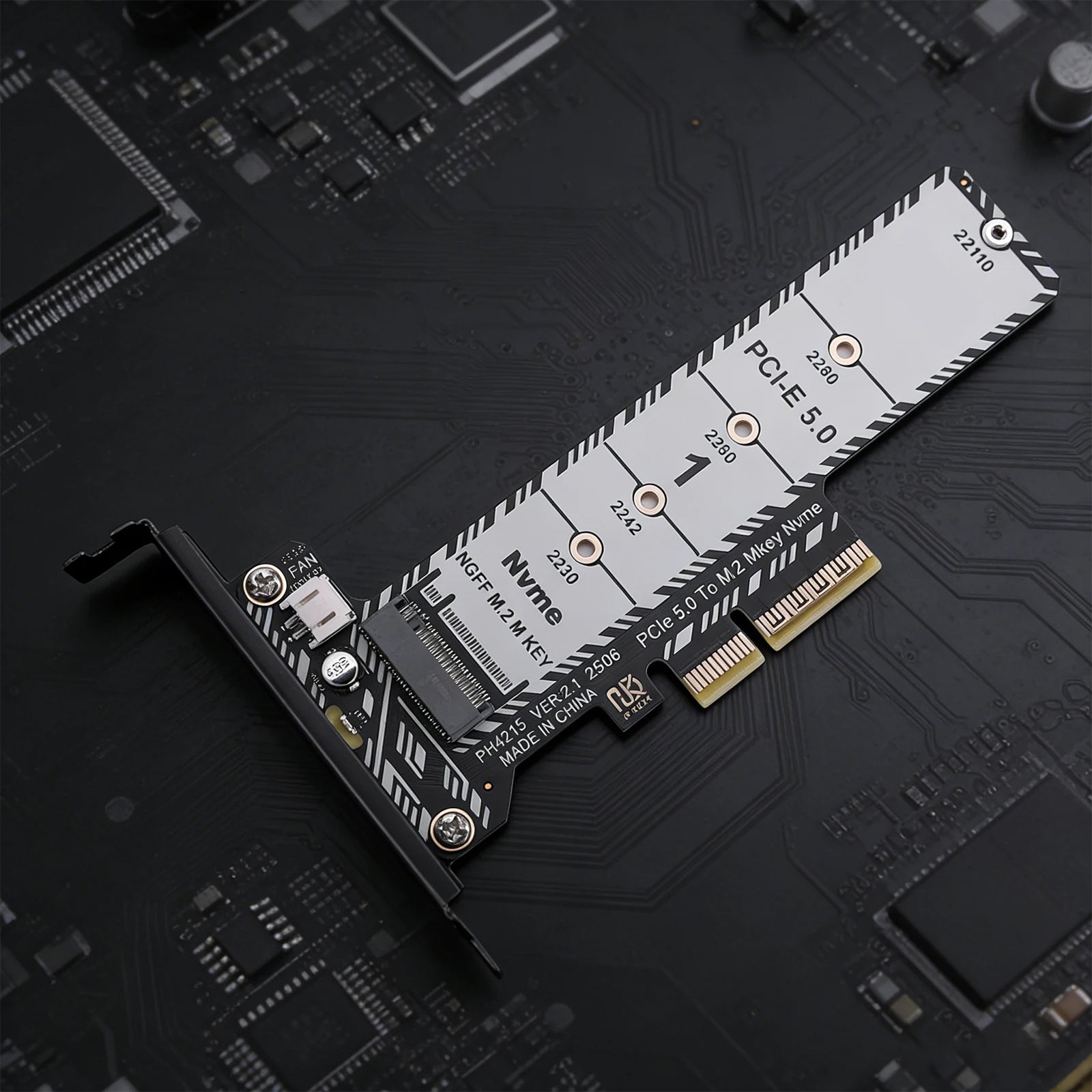 M 2 NVME SSD PCIe X4 Adapter Expansion Card Full Height Low Profile