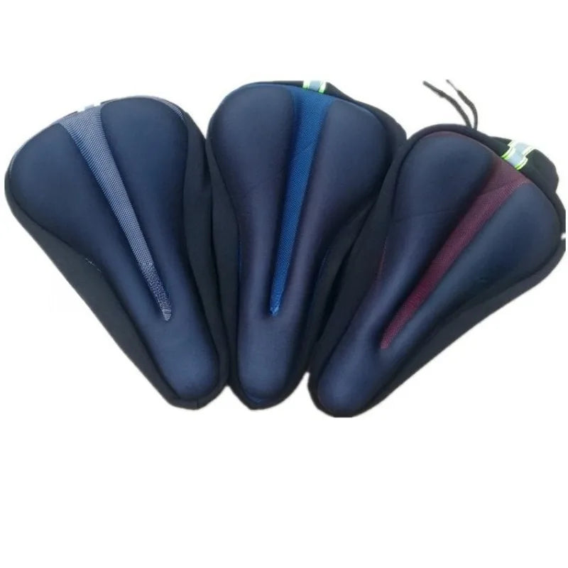 New Thick Silicone Seat Cover for Mountain Bike Riding Silicone Seat Cushion Cover for Bicycles Soft Outdoor Accessories Saddle Zpaxo