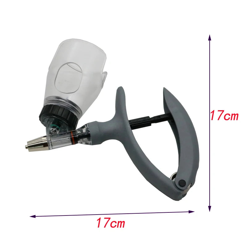 Automatic Veterinary Continuous Syringe Animal Injection Adjustable Zpaxo