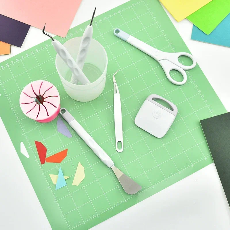 6pcs/set Craft Vinyl Weeding Tools Set Scrapbook DIY Silhouette Relief Carving Tool Kit for Cricut Maker Silhouettes Hand Tools Zpaxo