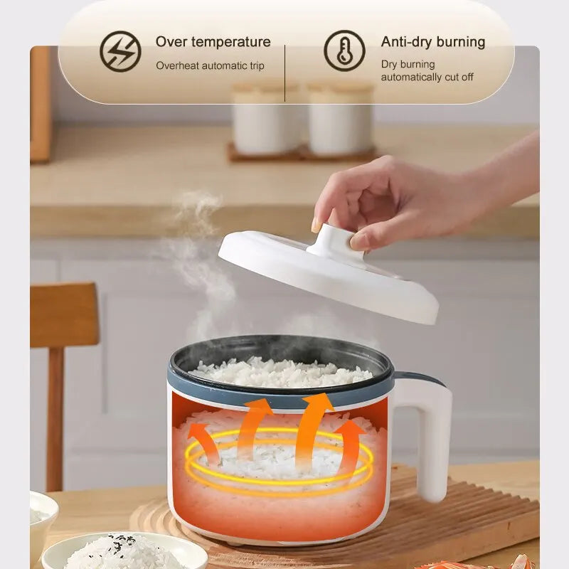 Electric Rice Cooker Single Double Layer 220V Multi Cooker Non-Stick Smart Mechanical MultiCooker Steamed Rice Pot For Home Zpaxo