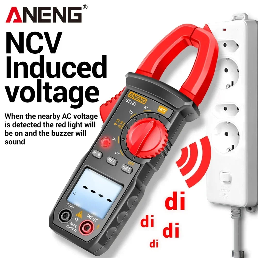 ANENG ST181 Digital Clamp Meter 4000 Counts Precision Multimeters AC