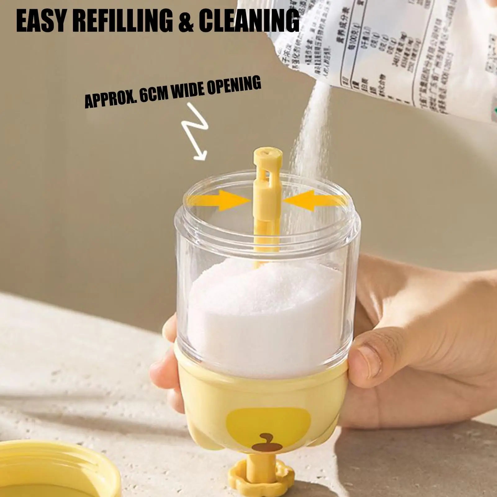 Salt Shaker Precise Quantitative Seasoning Bottle Kitchen Condiment