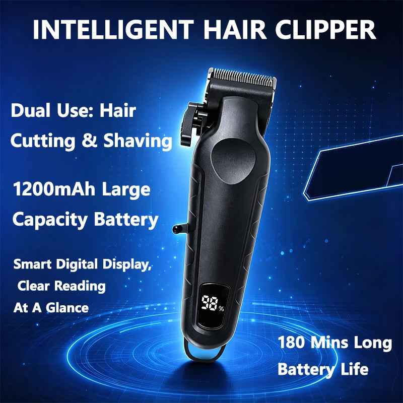 Electric Hair Clipper Pusher Carving Oil Head Bald Gadget Cutting