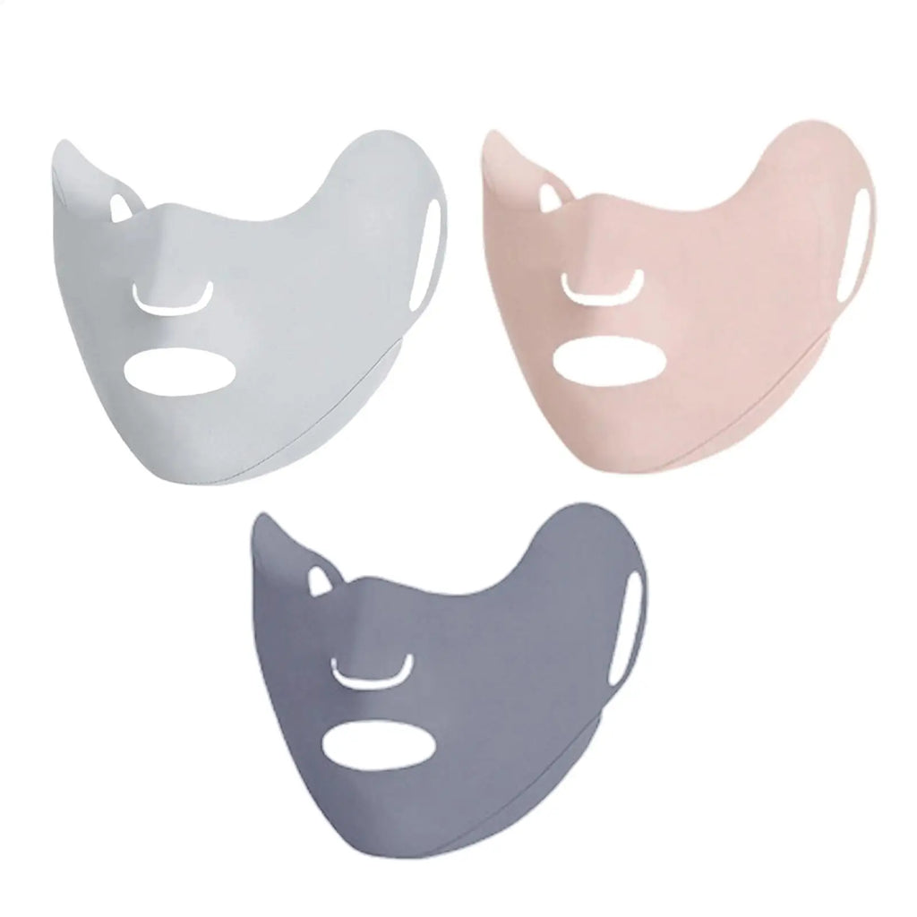 1PC UV Protection Face Mask Breathable Ice Silk Mask Washable Dustproof Sunscreen Mask Anti-UV Outdoor Riding Face Mask Zpaxo