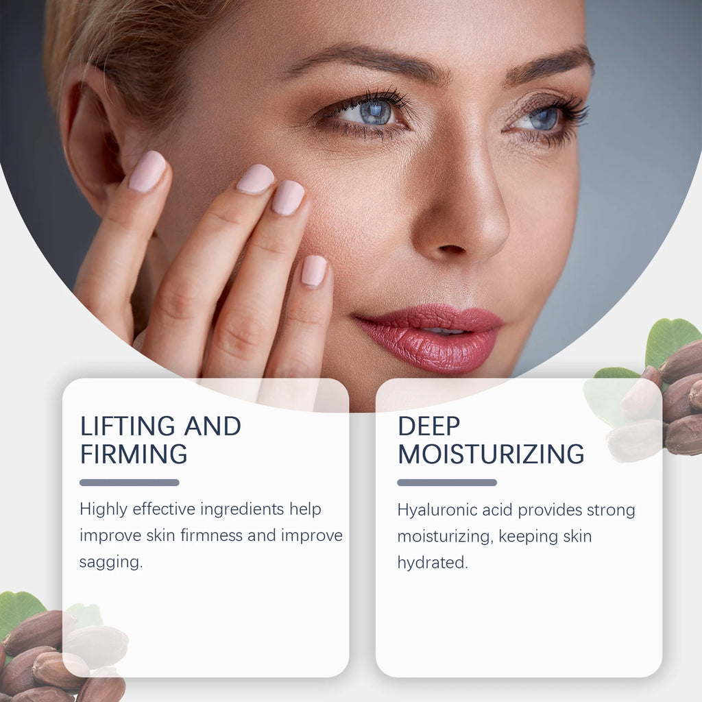 HOYGI 40g Peptide Firming Stick Hyaluronic Acid Camellia Solid Serum Hydrating Face Neck Non Retinoid Formula for Sensitive Skin Zpaxo