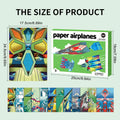 Paper Airplane Book Colorful Toys Instructions Creative Plane