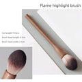 1 European Vintage Wood Handle Makeup Brush Walnut Loose Powder Blush
