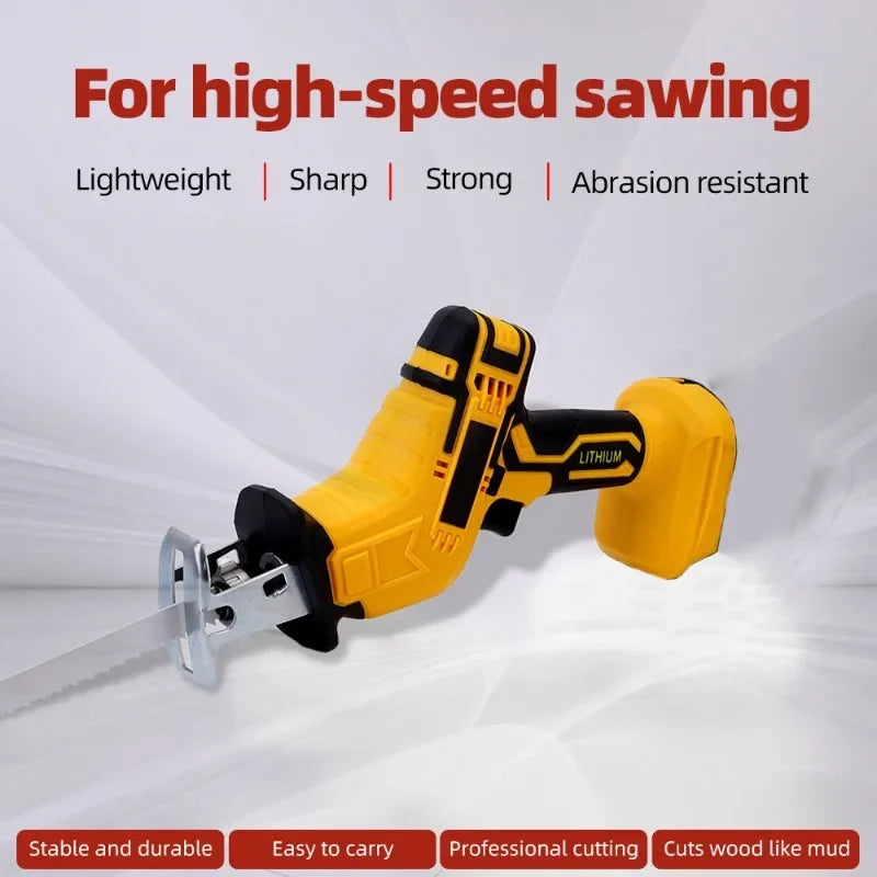 Cordless Reciprocating Saw Dewalt 18V 20V Battery Electric Cutting
