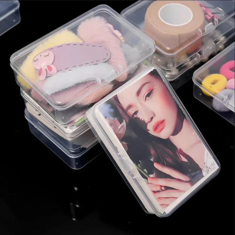 Transparent Plastic Card Boxes Waterproof Playing Holders Poker Board