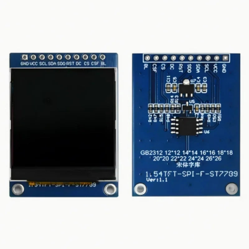 1 54-Inch TFT LCD Screen ST7789 Small 240 Display Full View SPI Zpaxo