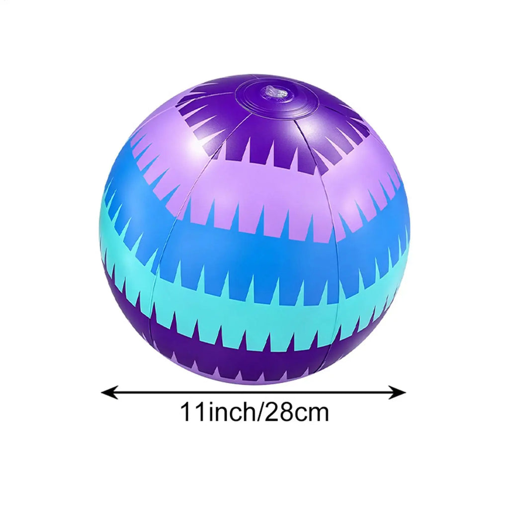 Inflatable Beach Ball Air Pump Colorful Pool Toys Kids Adults Sand