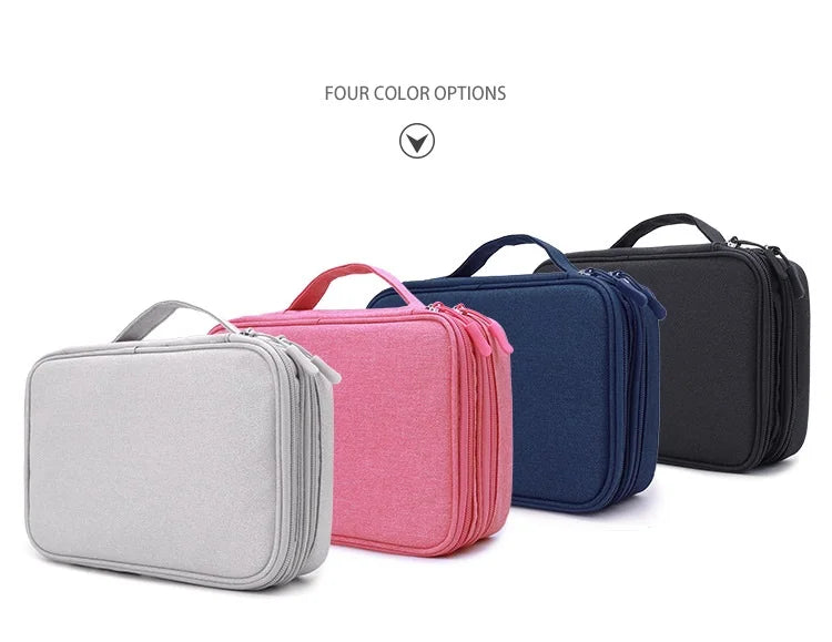 Hard Disk Accessories Carry Bag Gadget Travel Cable Case Electronics Zpaxo
