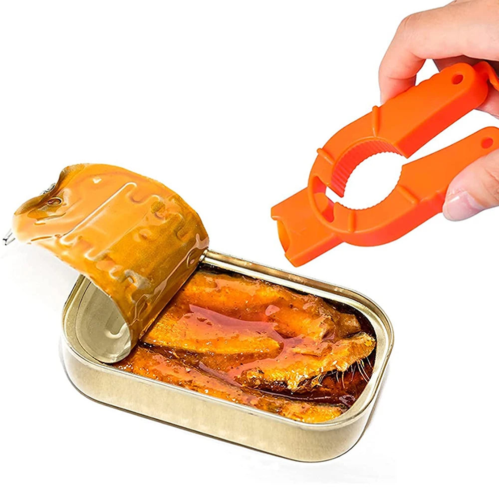 Multifunctional Bottle Opener Can Opener Plastic Adjustable Jar Lid Remover Openers for Seniors Elderly Kitchen Party Bar Tool Zpaxo