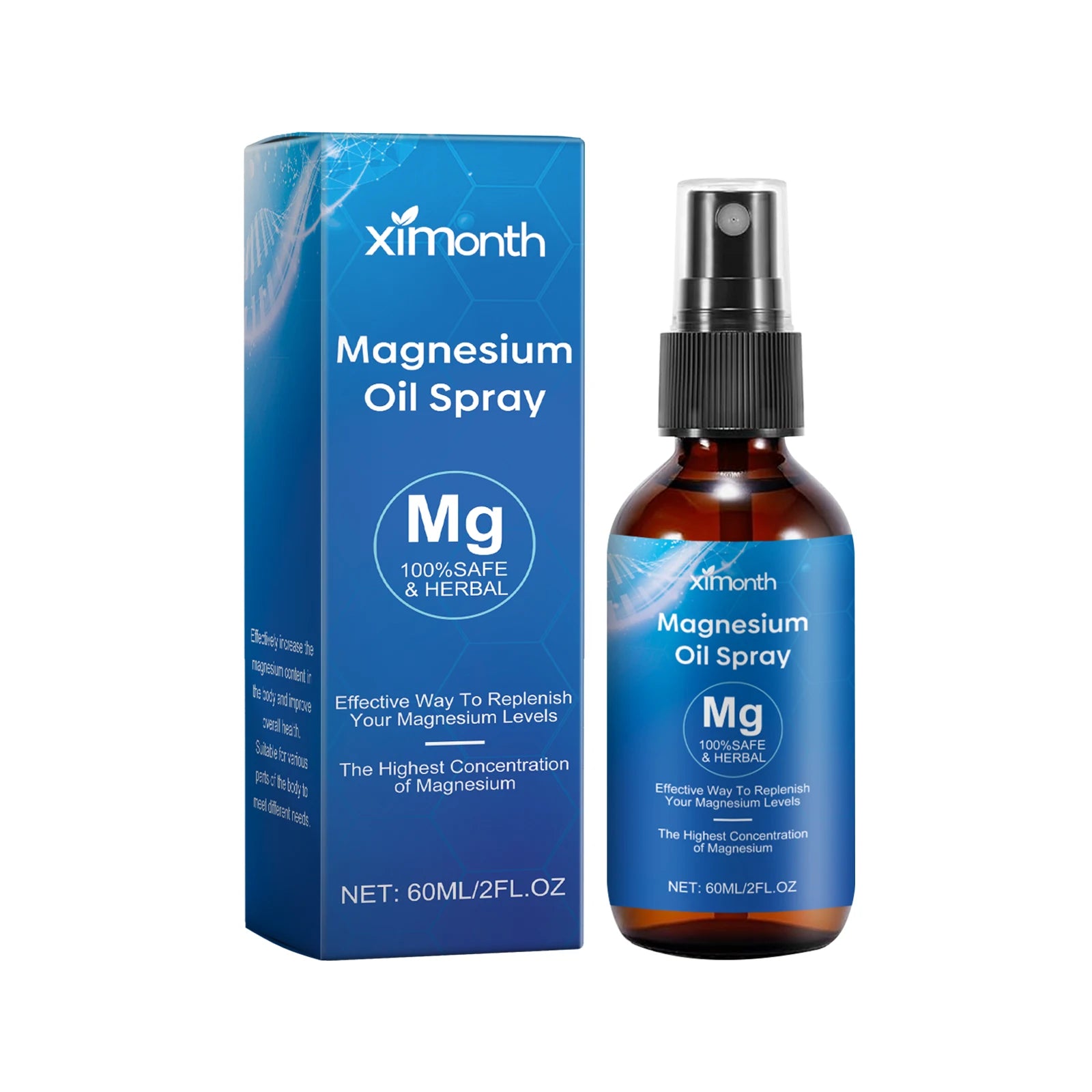 Magnesium Oil Spray – Muscle Pain Relief, Sleep & Skin Care Magnesium Body Spray Zpaxo 1Pcs