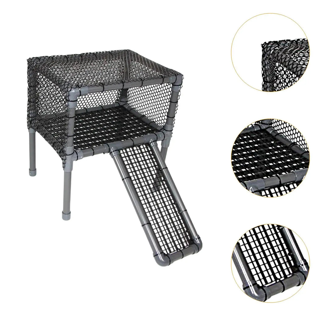 Turtle Basking Platform Tank Dock Float Decor Reptile Ladder Frog Zpaxo