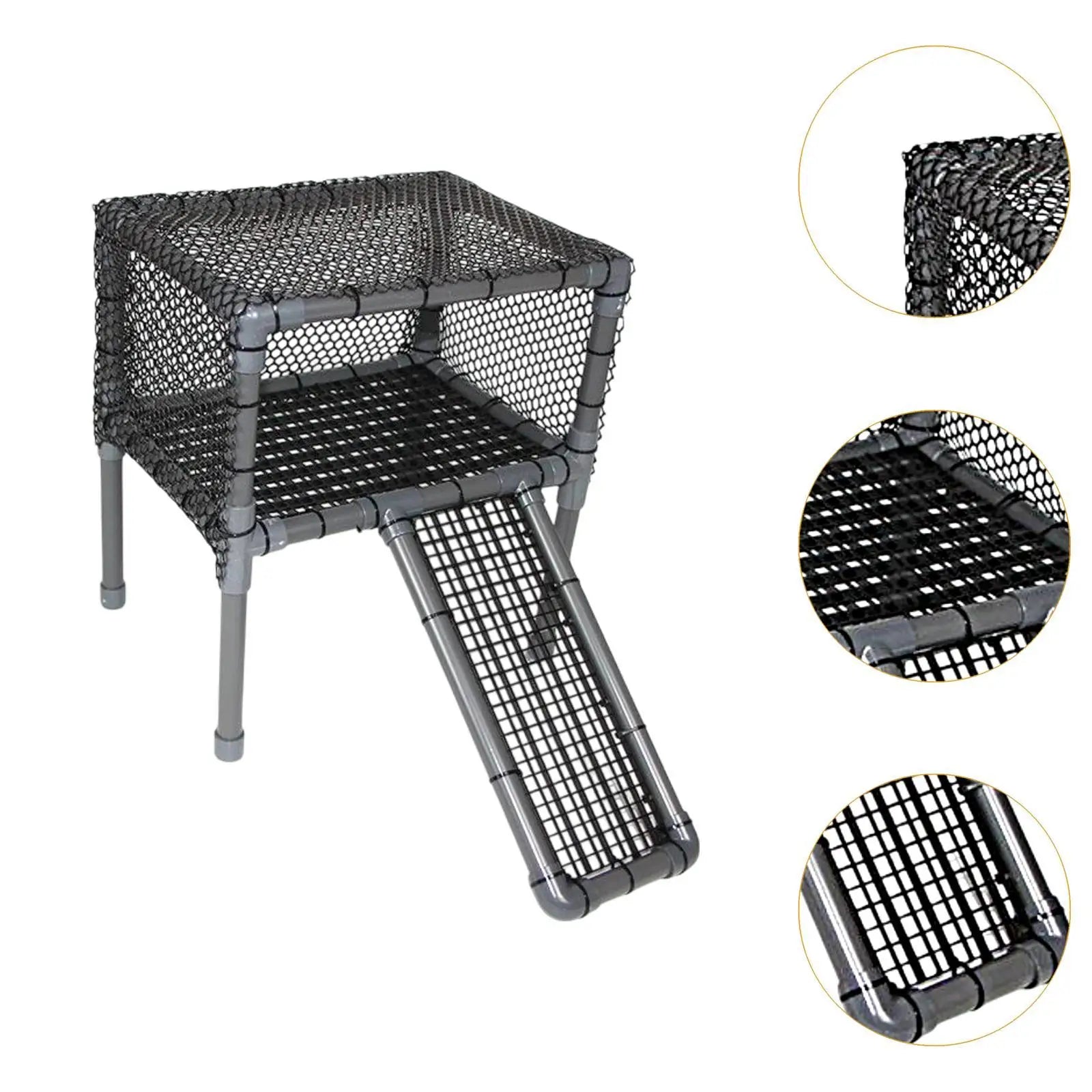Turtle Basking Platform Tank Dock Float Decor Reptile Ladder Frog Zpaxo