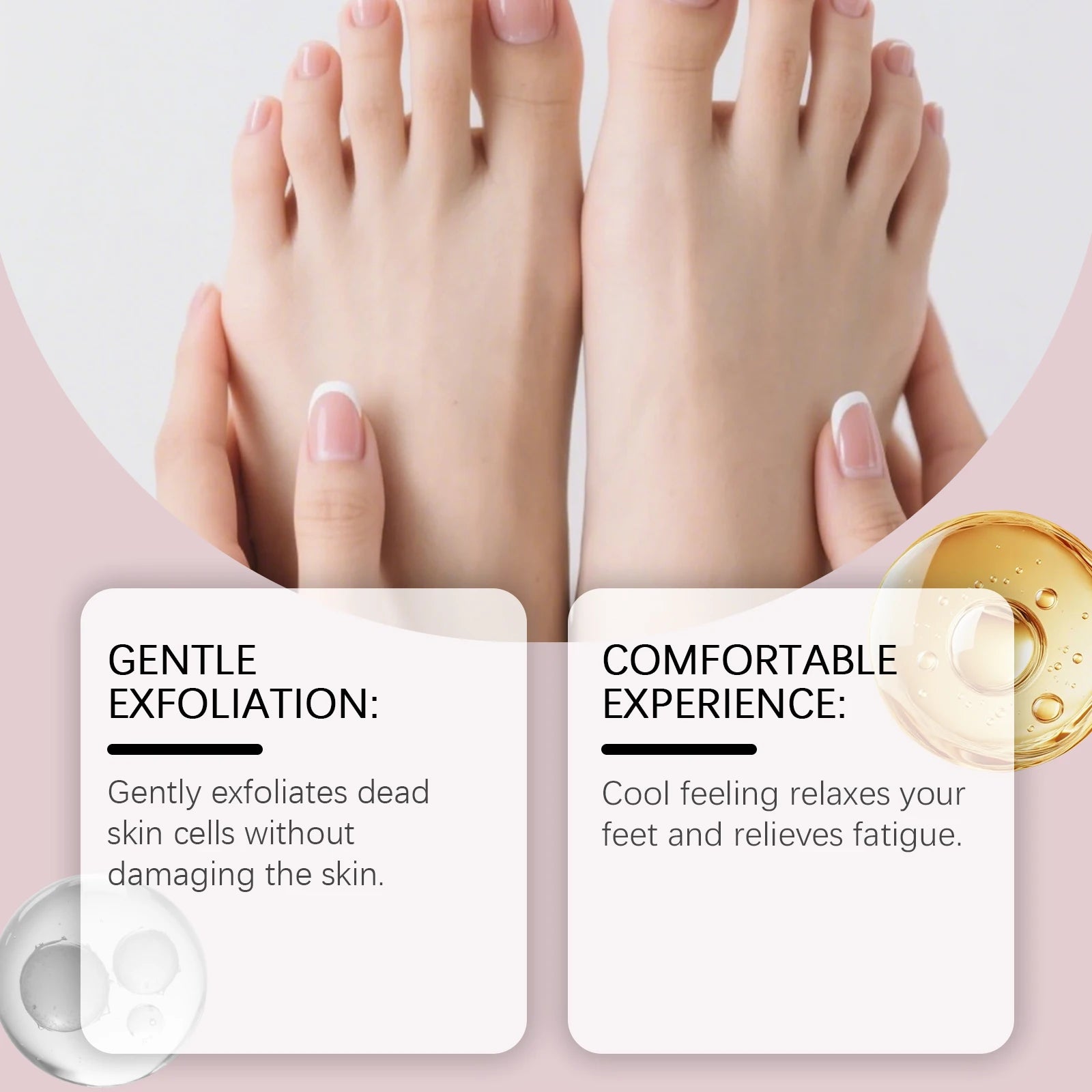 Shea Butter Moisturizing Foot Mask Gentle Exfoliation Remove Dead Skin Relieve Foot Soft Smooth Hydrated Feet Masks Skin Care Zpaxo