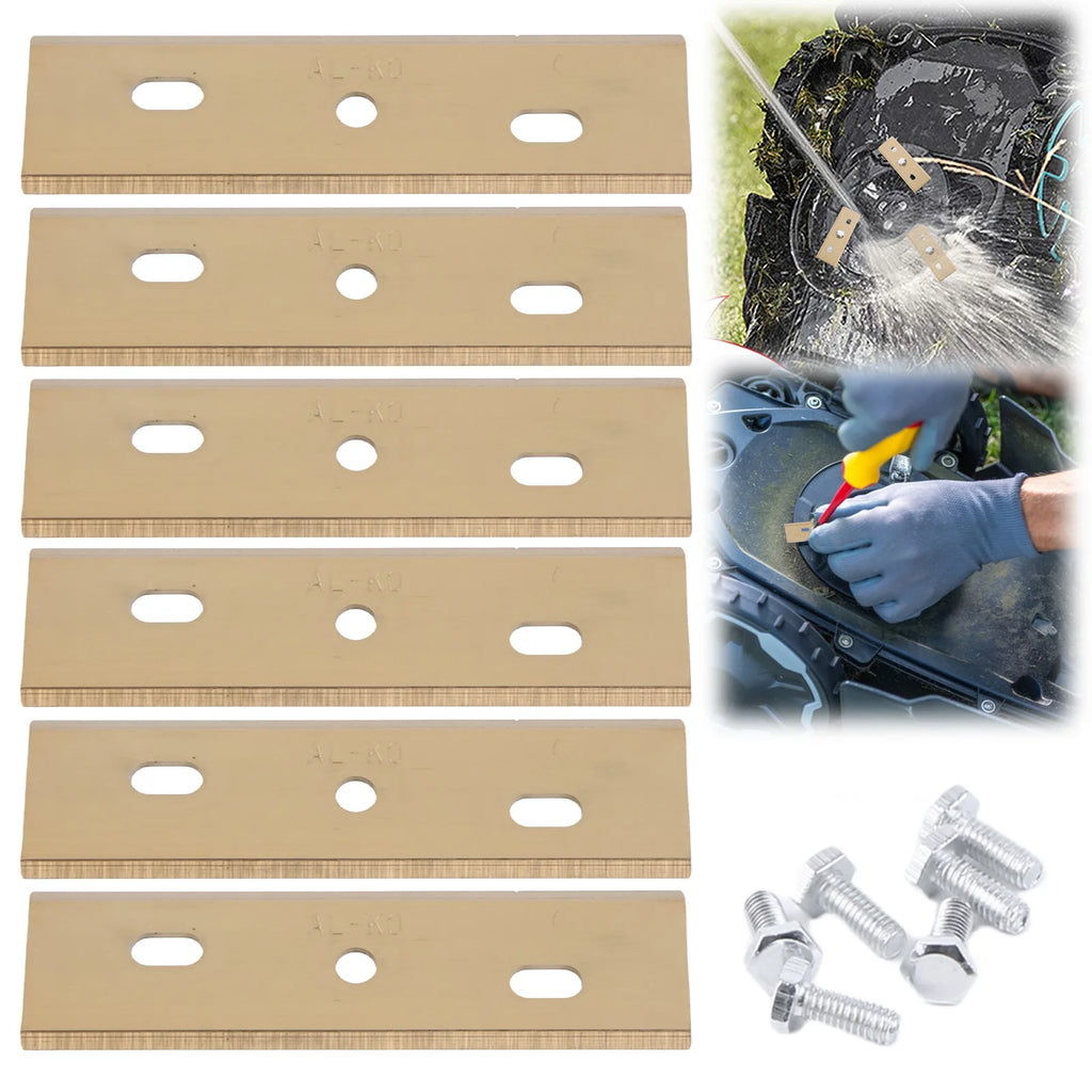 Lawn Mower Blades Screws Accessories Replacement Robotic Compatible