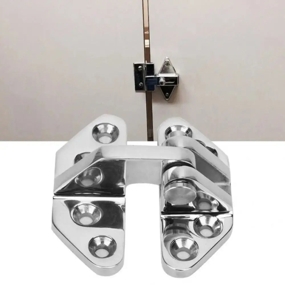 Yacht Accessory 316 Stainless Steel Boat Hinge Heavy-Duty Flip Hinge Strap Hinge Butterfly Hinge Shaped Strap Cabinet Hinge RV Zpaxo