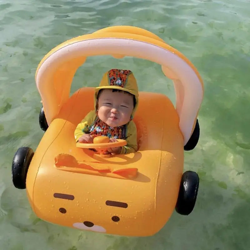 Car Float Baby Inflatable Ride Pool Toys Ergonomic Comfortable Zpaxo