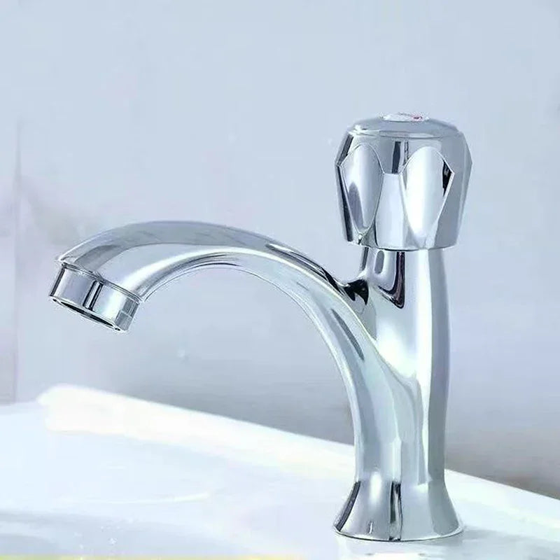 Plastic Steel Single Cold Water Faucet Single Hole Public Toilet Cold Water Basin Faucet Plastic Faucet Single Cold Water Faucet Zpaxo