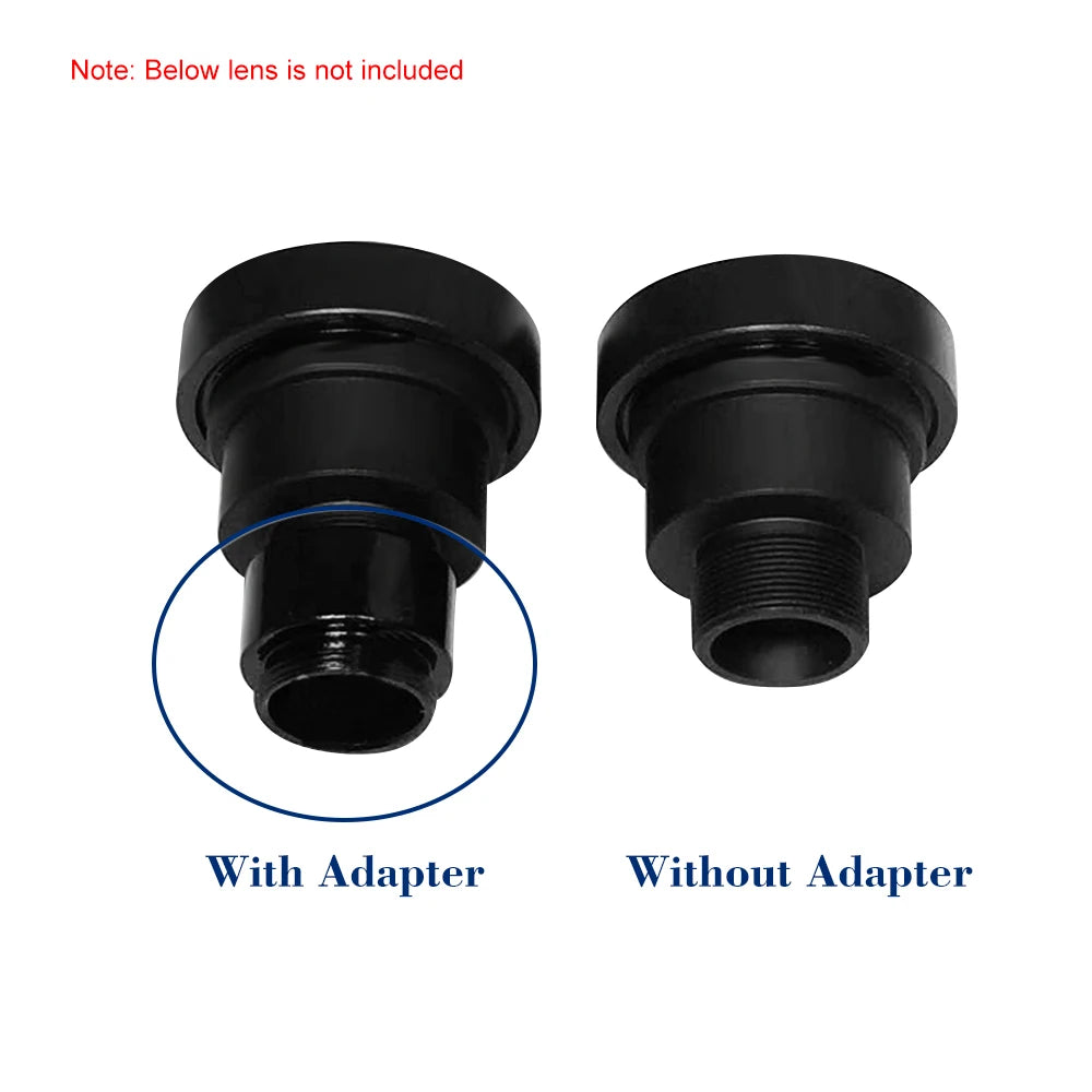 Lot M12 Mount Thread Extension Adapter Zinc Alloy Extender Lens Ring