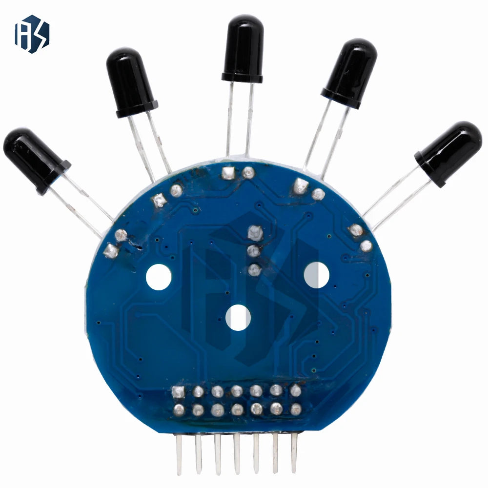 Arduino 5 Channel Flame Sensor Board Analog Digital Dual Signal Zpaxo
