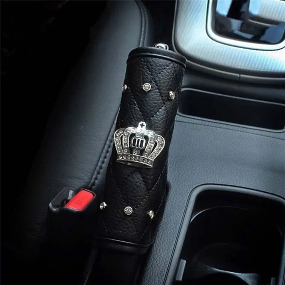 Universal Crown Diamond Car Accessories Crystal Interior Decor Hand Zpaxo C