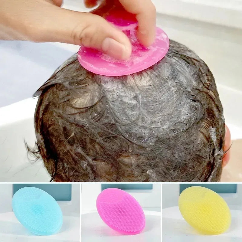 Soft Silicone Baby Bath Scalp Brush – Newborn Hair Care