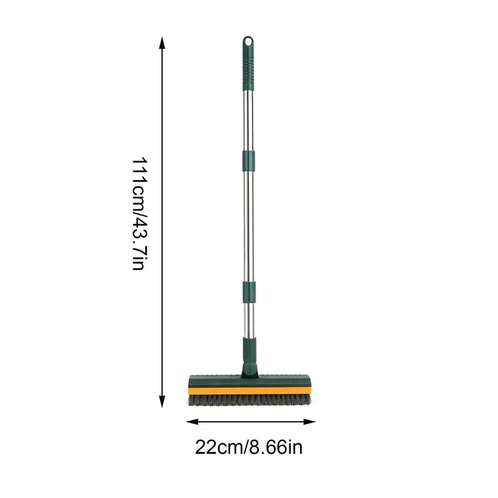 Floor Scrubbing Brush Long Handle Stiff Bristle Cleaning Floor Scrubber Long Handle Scrub Brush For Bathroom Kitchen Living Room Zpaxo Green China Mainland