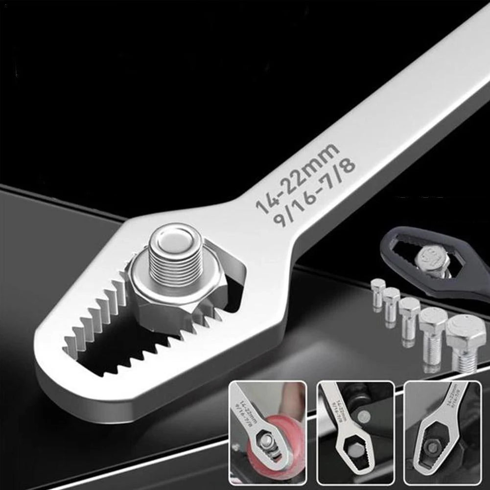 8-22mm Universal Torx Wrench Self-tightening Adjustable Glasses Wrench Board Double-head Torx Spanner Hand Tools for Factory Zpaxo